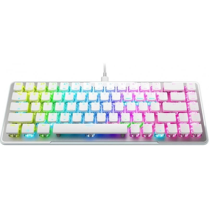 ROCCAT Vulcan II Mini RGB balta mechaninė klaviatūra (US, Raudona switch) – 2