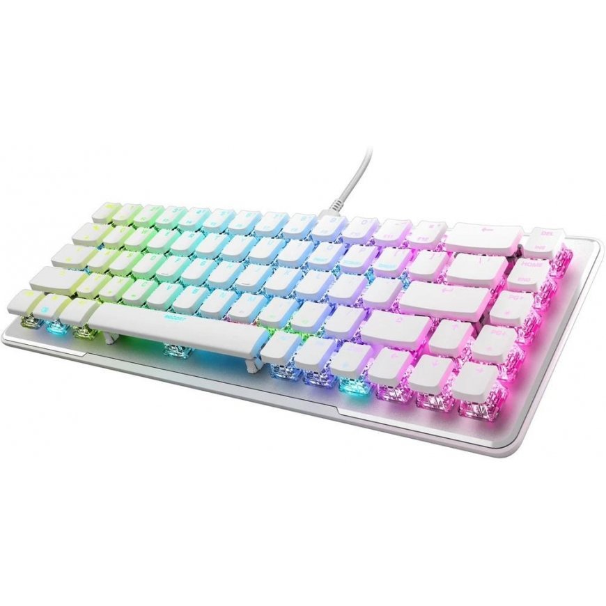 ROCCAT Vulcan II Mini RGB balta mechaninė klaviatūra (US, Raudona switch) – 3