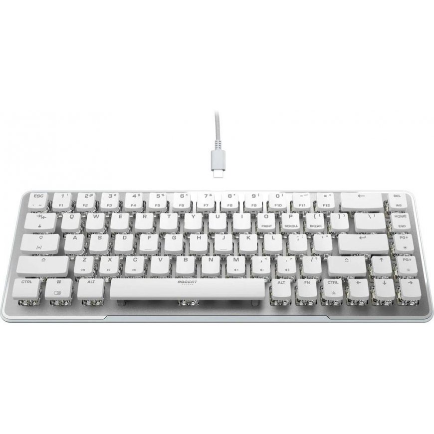 ROCCAT Vulcan II Mini RGB balta mechaninė klaviatūra (US, Raudona switch) – 6
