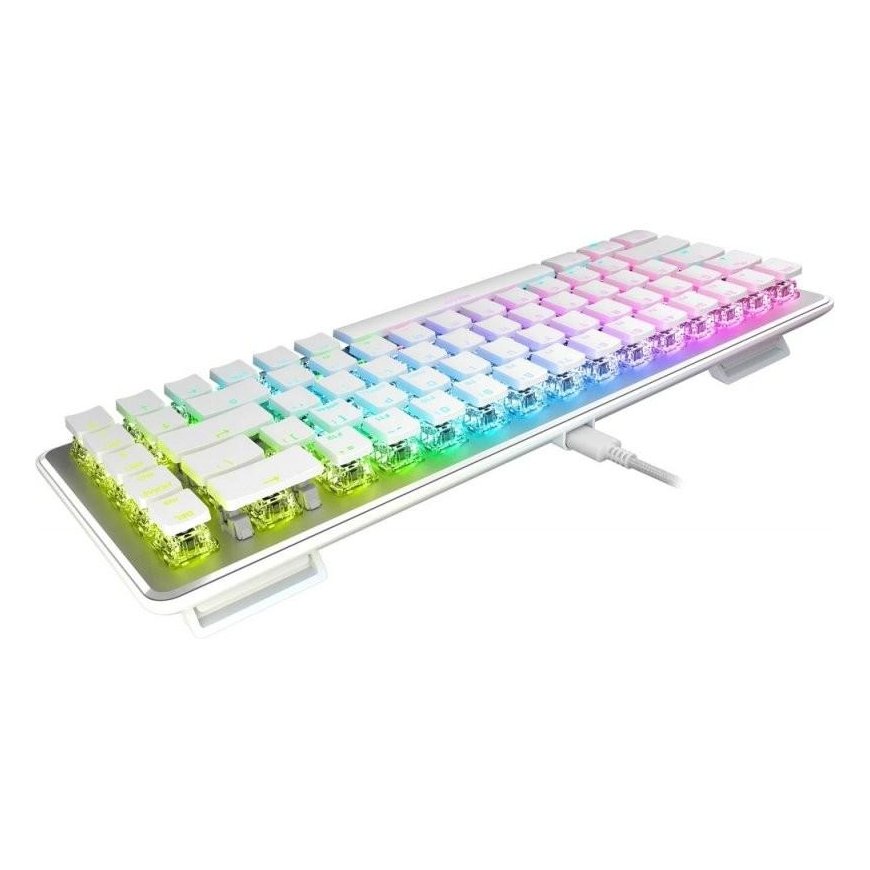 ROCCAT Vulcan II Mini RGB balta mechaninė klaviatūra (US, Raudona switch) – 14