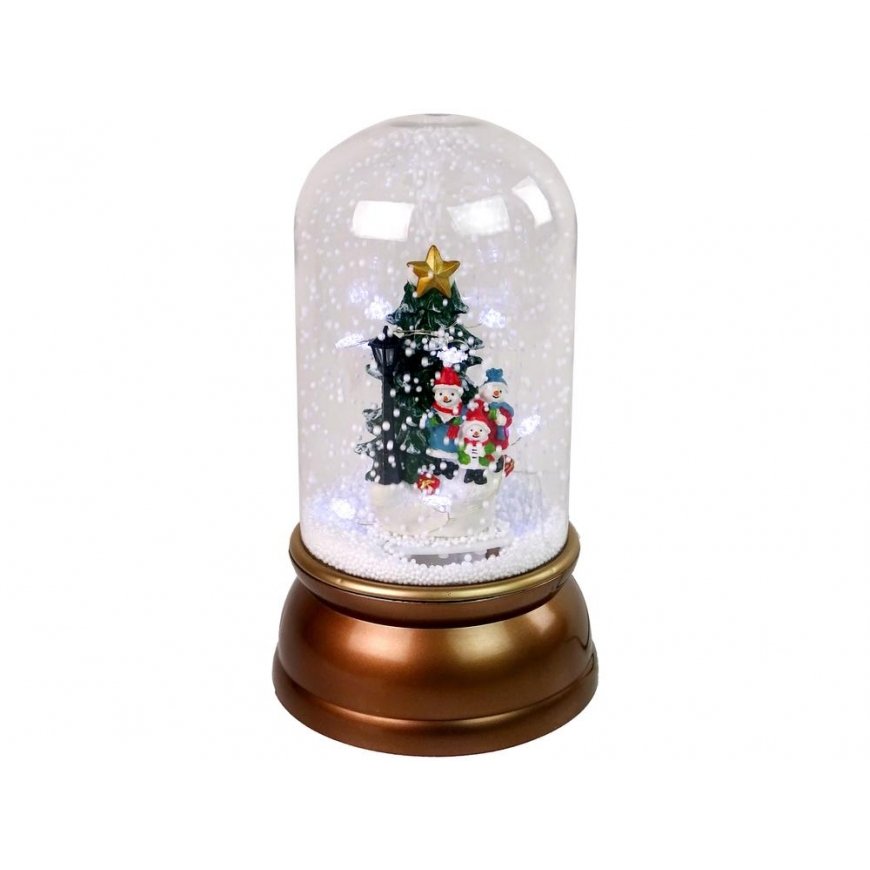 Lean Cars Christmas glass ornaments Snowman Christmas tree ornaments Gold color – 2