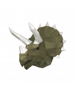 Beldizart Wizardi 3D Papercraft Kit Dinosaur Tops Wasabi PP-1TPS-2WS