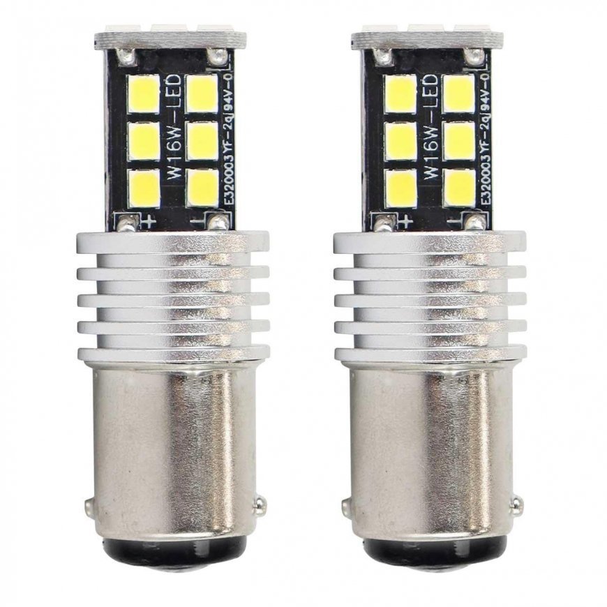 Amio Led canbus 2835 15smd 1157 bay15d p21/5w baltas 12v/24v – 8