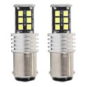 Amio Led canbus 2835 15smd 1157 bay15d p21/5w baltas 12v/24v
