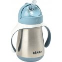 BEABA METALINĖ GERTUVĖ SU ŠIAUDELIU, 250 ML, WINDY Mėlynas BEABA METALINĖ GERTUVĖ SU ŠIAUDELIU, 250 ML, WINDY Mėlynas