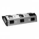 Orno Baldai, kitchen outlet, fastened with Velcro, with USB charger - 3x2P + Z, 2xUSB, INOX.