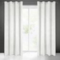 Eurofirany ELIZA Soft velvet night curtain with small pattern, 140X250 cm, loops / rings, color: whi Eurofirany ELIZA Soft velvet night curtain with small pattern, 140X250 cm, loops / rings, color: whi