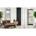 Eurofirany ELIZA Soft velvet night curtain with small pattern, 140X250 cm, loops / rings, color: whi Eurofirany ELIZA Soft velvet night curtain with small pattern, 140X250 cm, loops / rings, color: whi
