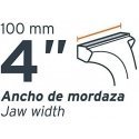 Locksmith's clamps, HEAVY DUTY 100mm 11.4kg. 360° rotatable. Interchangeable lips Truper® Locksmith's clamps, HEAVY DUTY 100mm 11.4kg. 360° rotatable. Interchangeable lips Truper®