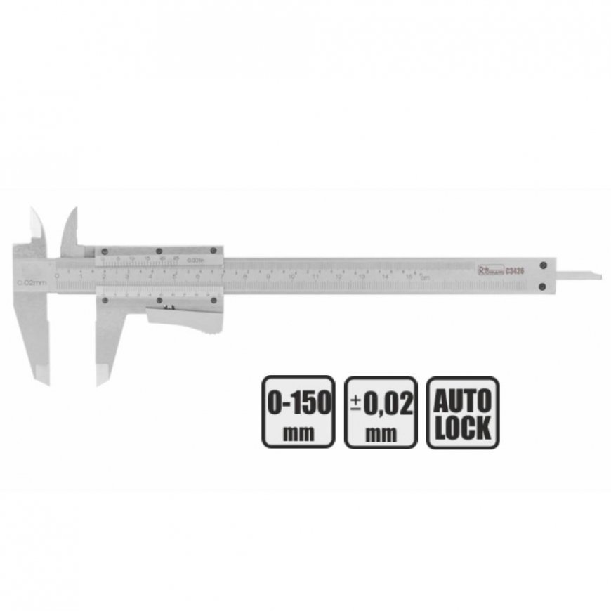 Caliper "RICHMANN" AUTO-LOCK 150 mm – 2