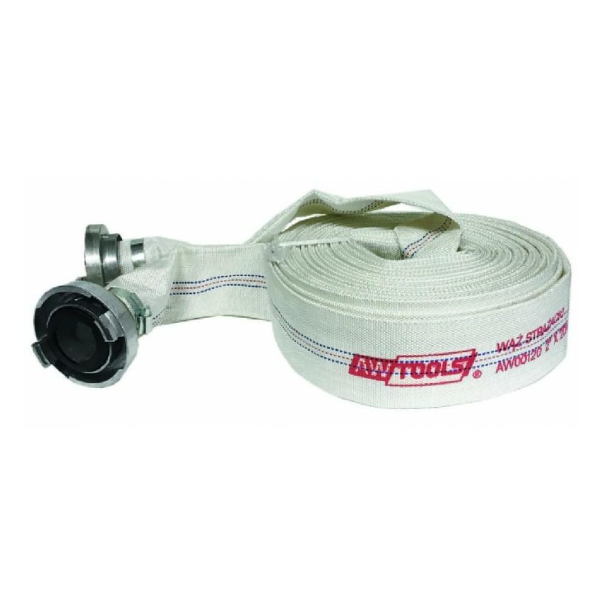 AW-Tools AWTOOLS WATER HOSE 3 inch x 20 m 8 BAR EXTINGUISHER WITH CONNECTOR