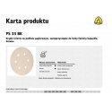 Klingspor Abrasive grinding disc ps33bk, open fi 150 gr 150 (45543f) 100 pcs.