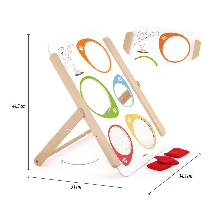 Viga Toys Wooden Target Throwing Game "Viga" – 6