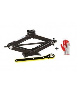 Amio 2t trapezoidal lift with ratchet wrench + work gloves