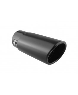 Stainless steel exhaust muffler tip amio mt 020b black