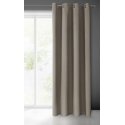 Eurofirany LOGAN blackout tipo temdanti naktinė užuolaida, 135X250 cm, kilpos / žiedai, spalva: tams