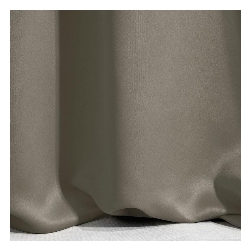 Eurofirany LOGAN blackout night curtain, 135X250 cm, loops / rings, color: dark beige – 7