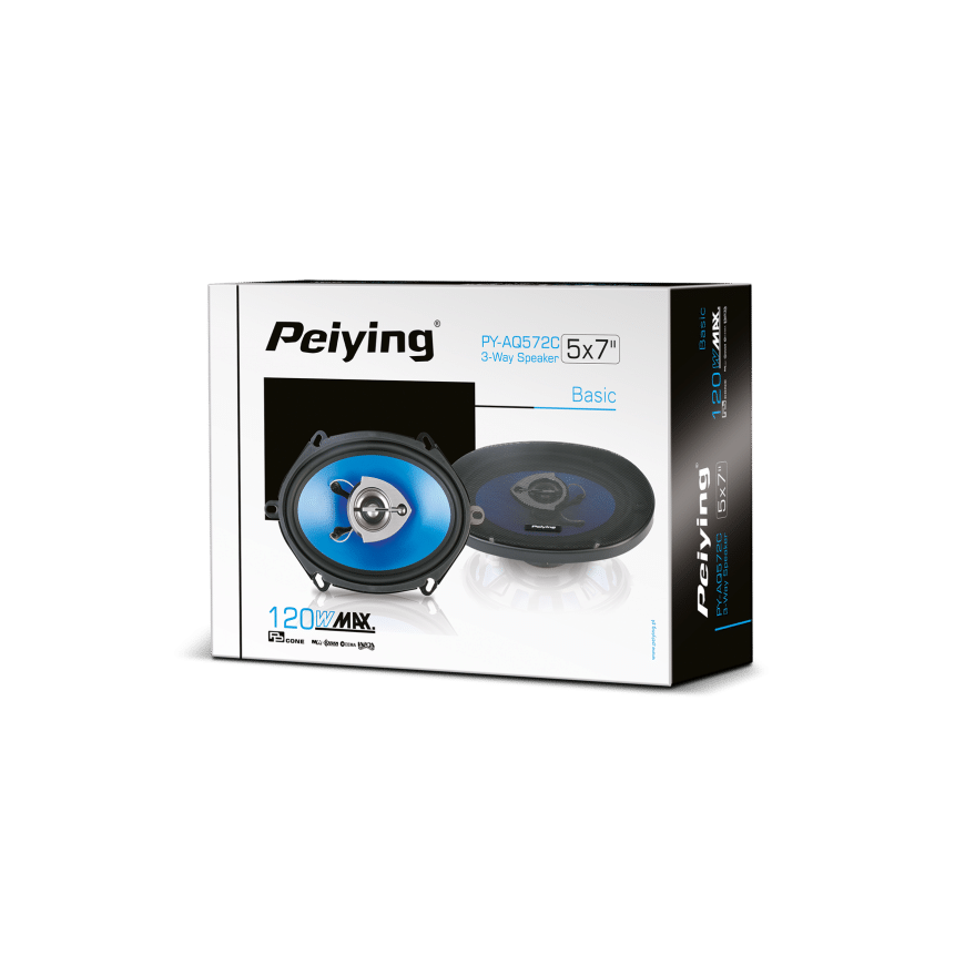 Peiying Car Speaker PY-AQ572C 5"x7" – 4