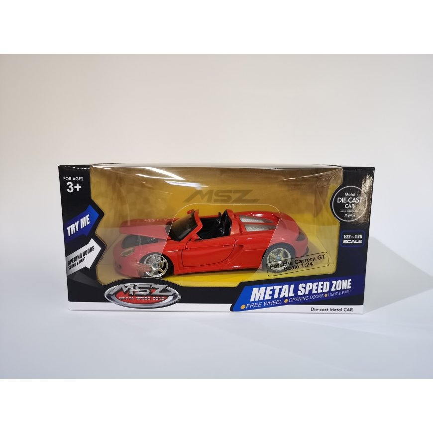 MSZ Die-cast model Porsche Carrera GT, scale 1:24