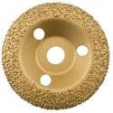 Kietmetalio grūdeliais padengtas šlifavimo diskas 125x22 mm EDMA K 24 (vidutinio grubumo) Kietmetalio grūdeliais padengtas šlifavimo diskas 125x22 mm EDMA K 24 (vidutinio grubumo)