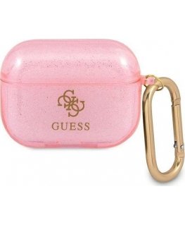 Guess Protective case GUAPUCG4GP Glitter Collection for AirPods Pro, pink