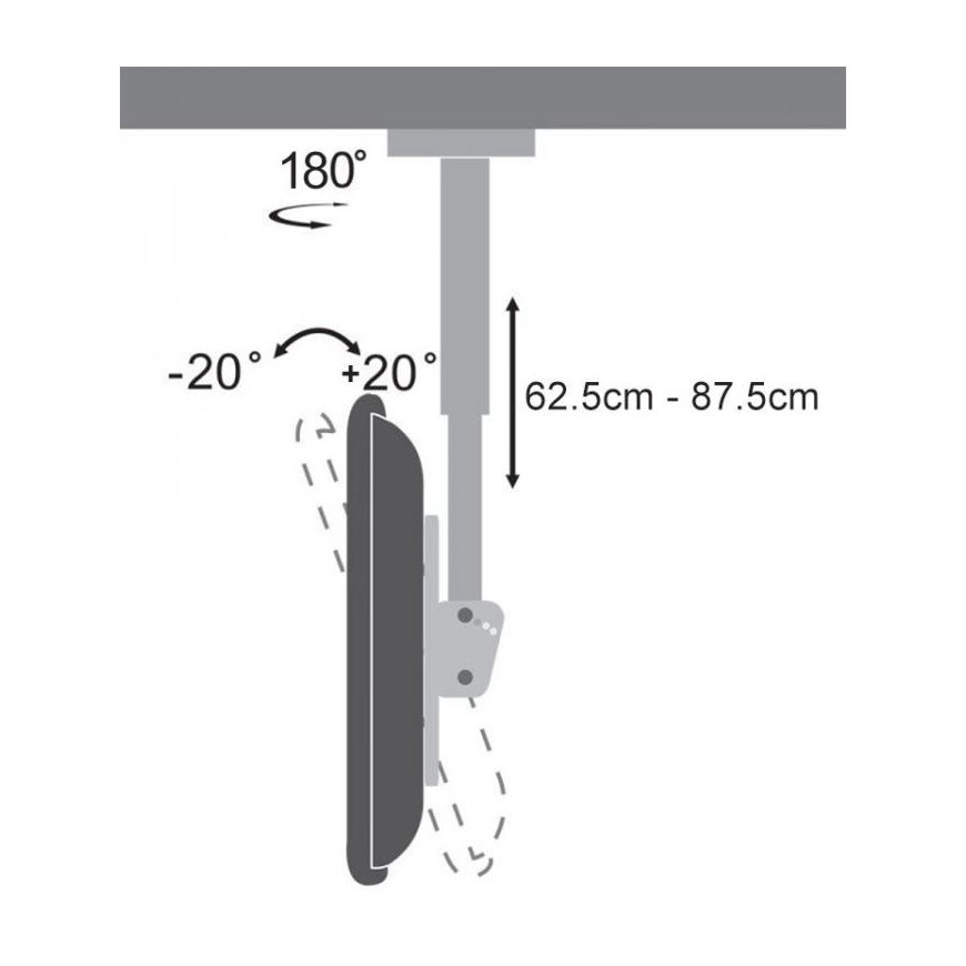 Sbox Ceiling Mount For Flat Screen LED TV CPLB-28S – 3