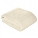 Eurofirany DESIGN 91 Soft and gentle blanket CINDY with embossed pattern, 220X200 cm, color: beige Eurofirany DESIGN 91 Soft and gentle blanket CINDY with embossed pattern, 220X200 cm, color: beige