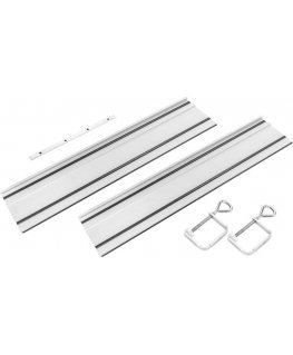 Graphite Graphite cutting guide rail (2 x 700 mm guide rails, connector, 2 clamps)