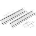Graphite Graphite cutting guide rail (2 x 700 mm guide rails, connector, 2 clamps) Graphite Graphite cutting guide rail (2 x 700 mm guide rails, connector, 2 clamps)
