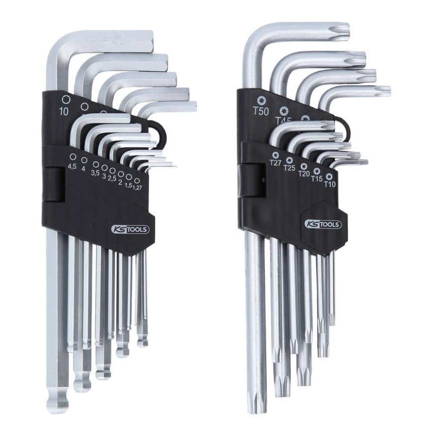 L-key hex and Torx set, 22 pcs., KS Tools – 4