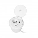 Orno's Furniture Nest? 8 cm recessed into the tabletop with induction charger, USB charger with 2 A 