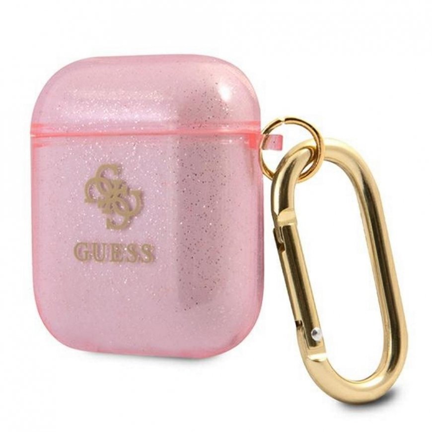 Guess protective case GUA2UCG4GP Glitter Collection for AirPods 1/2 in pink – 4