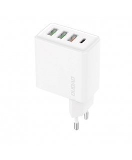 Travel charger Dudao A5HEU 3x USB + USB-C, PD 20W (white)