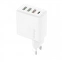 Travel charger Dudao A5HEU 3x USB + USB-C, PD 20W (white) Travel charger Dudao A5HEU 3x USB + USB-C, PD 20W (white)