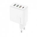 Travel charger Dudao A5HEU 3x USB + USB-C, PD 20W (white) Travel charger Dudao A5HEU 3x USB + USB-C, PD 20W (white)