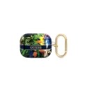 Guess Flower Strap Collection apsauginis dėklas, skirtas AirPods Pro mėlynas
