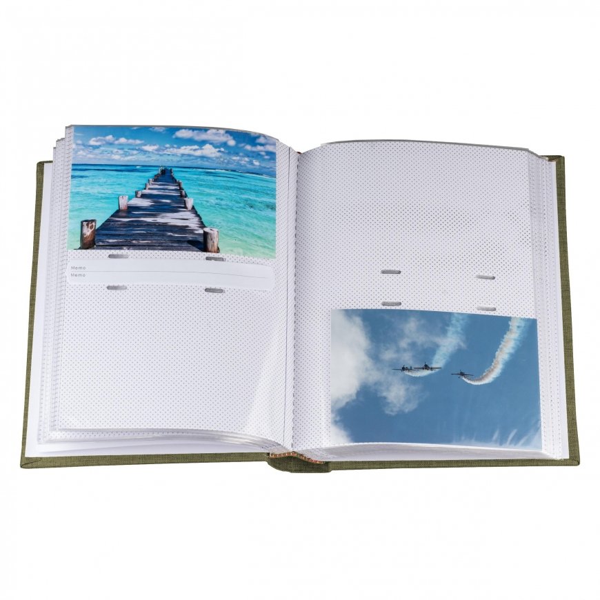 Victoria Collection Album B 10x15/200M Canvas, green – 2