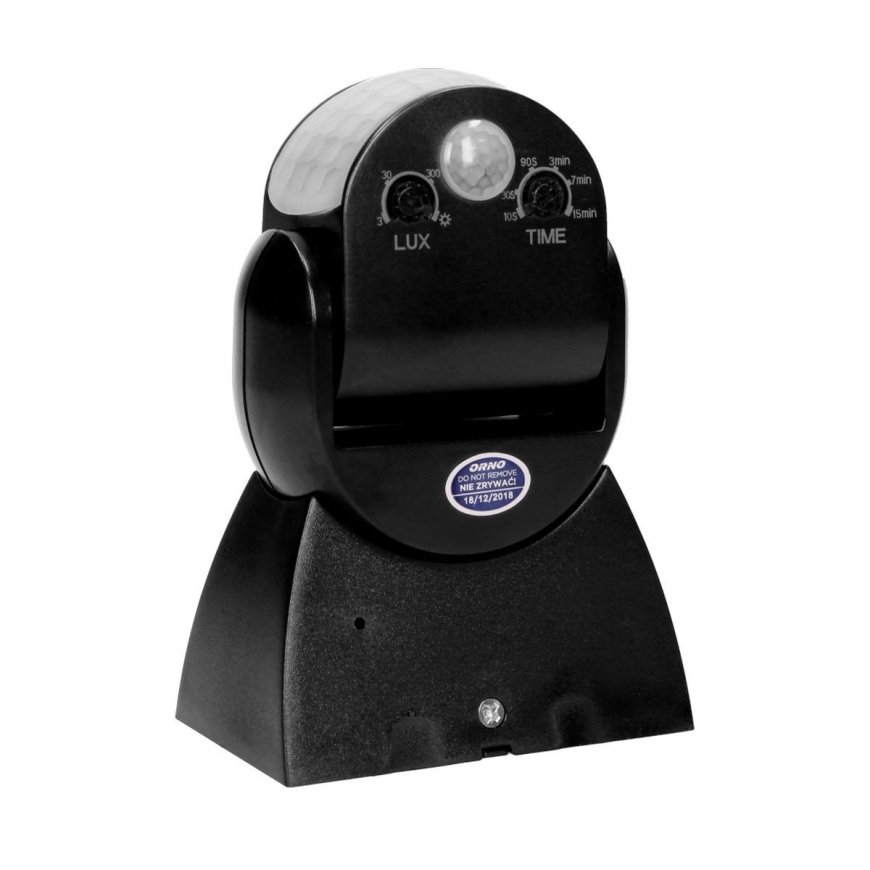 Orno judesio 360/180st. 2 jutikliai, IP65 1200W juodą OR-CR-254/B – 7