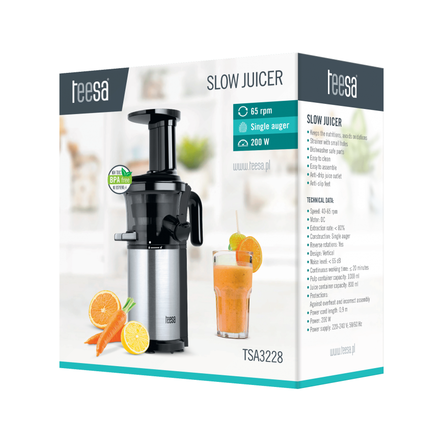 Teesa Slow juicer for vegetables and fruits – 5