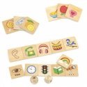 Viga Toys Wooden educational game - sort the senses 37 pcs. VIGA
