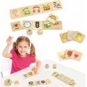 Viga Toys Wooden educational game - sort the senses 37 pcs. VIGA