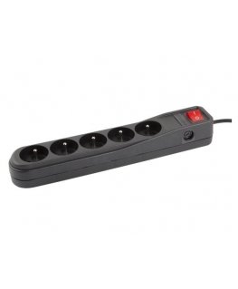 Blow NATEC NSP-0475 Natec Surge protector 5 sockets (IEC CONNECTOR) 1.5m, black