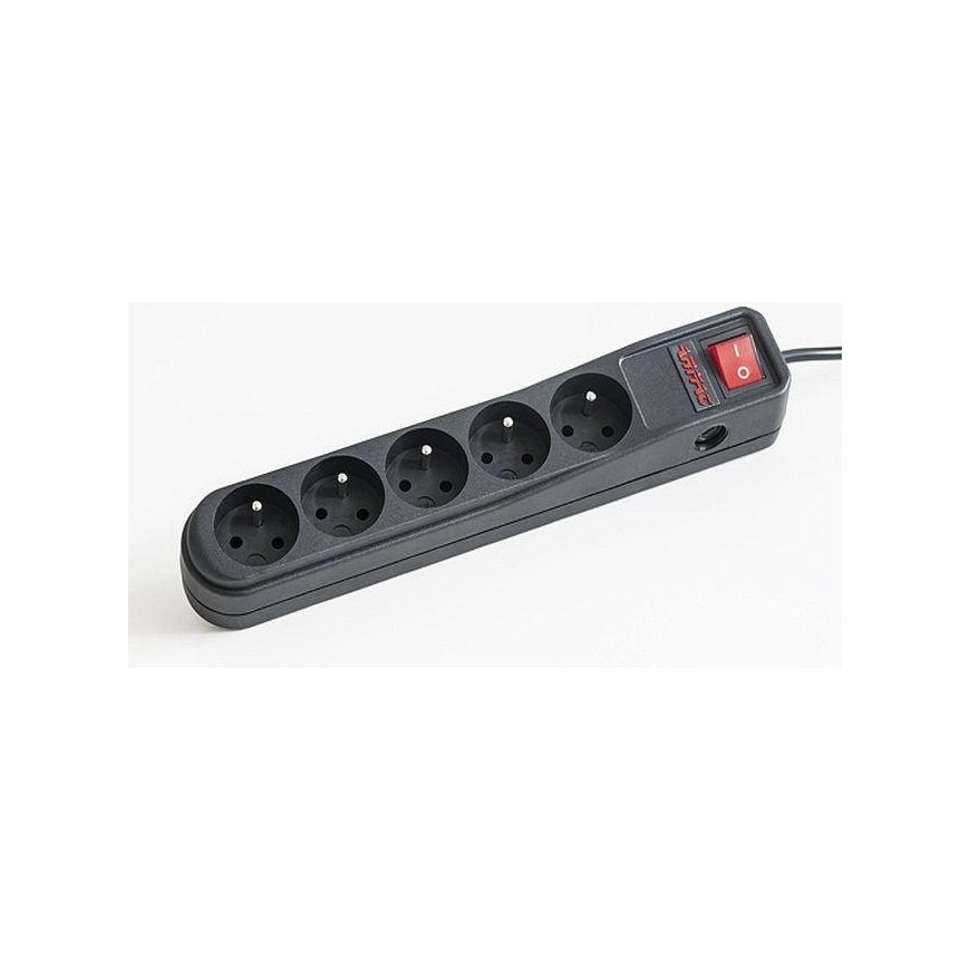 Blow NATEC NSP-0475 Natec Surge protector 5 sockets (IEC CONNECTOR) 1.5m, black – 4