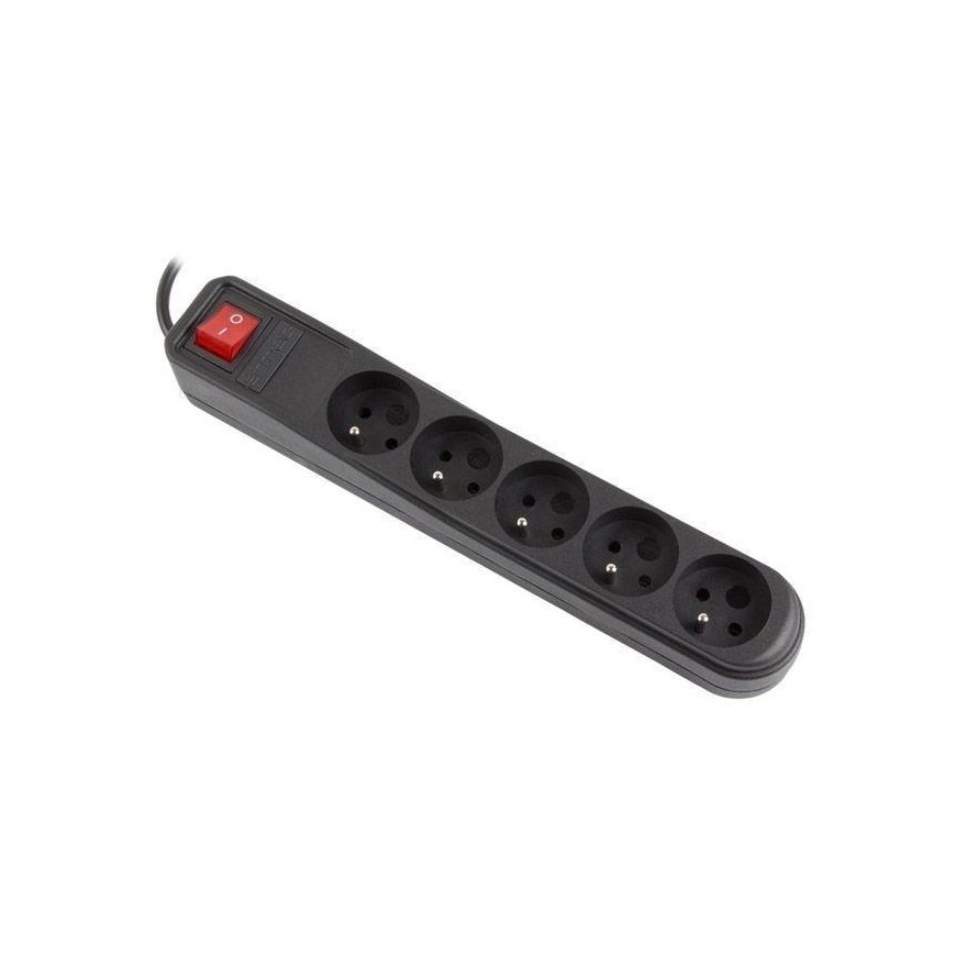 Blow NATEC NSP-0475 Natec Surge protector 5 sockets (IEC CONNECTOR) 1.5m, juodas – 5