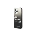 Karl Lagerfeld KLHCP13LTGKCK iPhone 13 Pro / 13 6.1" hardcase black/black Gradient Ikonik Karl & Cho Karl Lagerfeld KLHCP13LTGKCK iPhone 13 Pro / 13 6.1" hardcase black/black Gradient Ikonik Karl & Cho