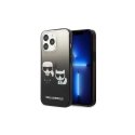 Karl Lagerfeld KLHCP13LTGKCK iPhone 13 Pro / 13 6.1" hardcase black/black Gradient Ikonik Karl & Cho Karl Lagerfeld KLHCP13LTGKCK iPhone 13 Pro / 13 6.1" hardcase black/black Gradient Ikonik Karl & Cho