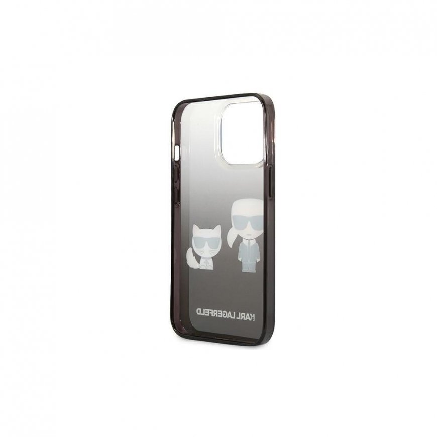 Karl Lagerfeld KLHCP13LTGKCK iPhone 13 Pro / 13 6.1" hardcase black/black Gradient Ikonik Karl & Cho – 4