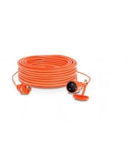 KEL 1-socket garden extension cord with 30 m/u 10A IP44 orange (W-96973)