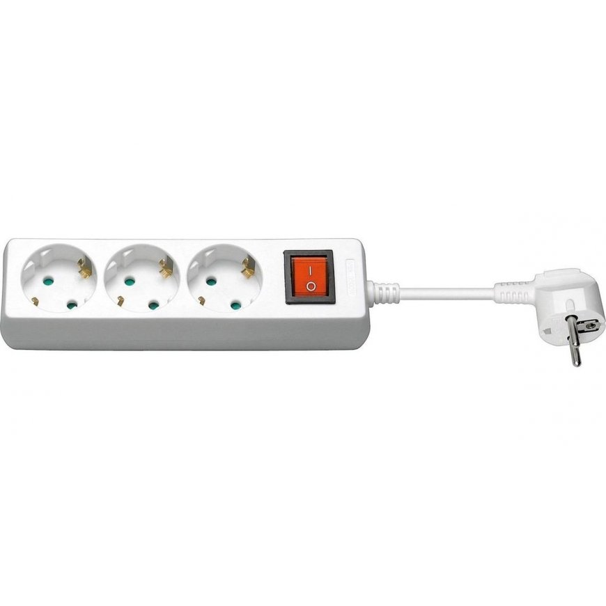 KEL 1-socket garden extension cord with 30 m/u 10A IP44 orange (W-96973) – 3