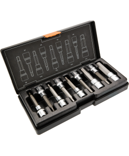 Neo Hex 1/2" H4-H17 Hex Socket Set Long 9pcs (08-706)